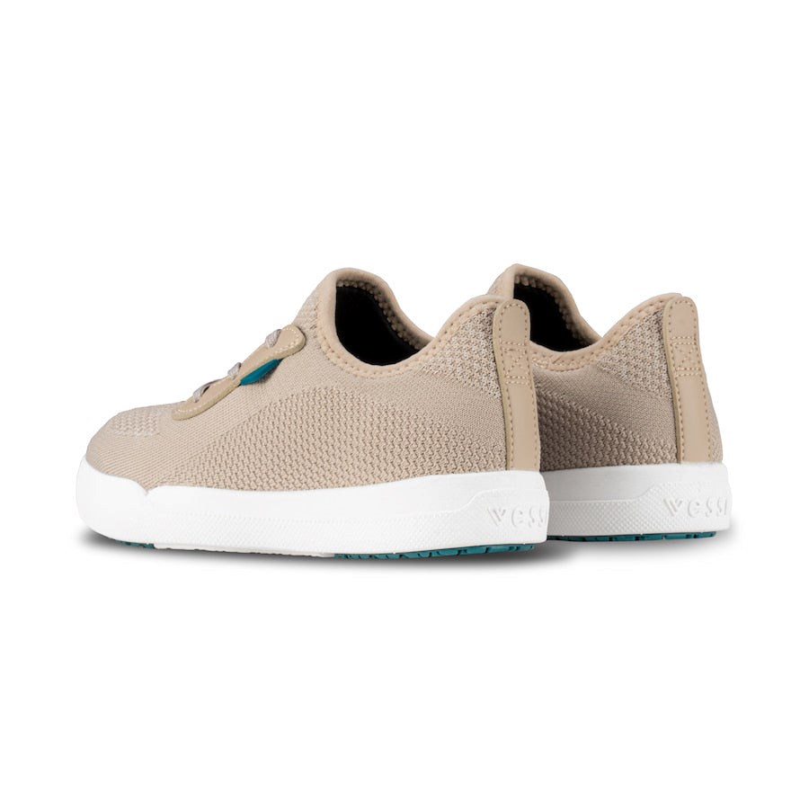 Beige Kids' Vessi Weekend Sneakers | 42783OQDP