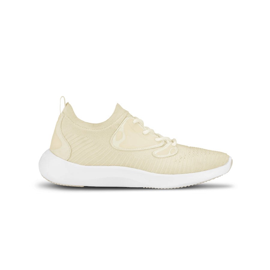 Beige Women's Vessi Everyday Move Sneakers | 29760JBSN