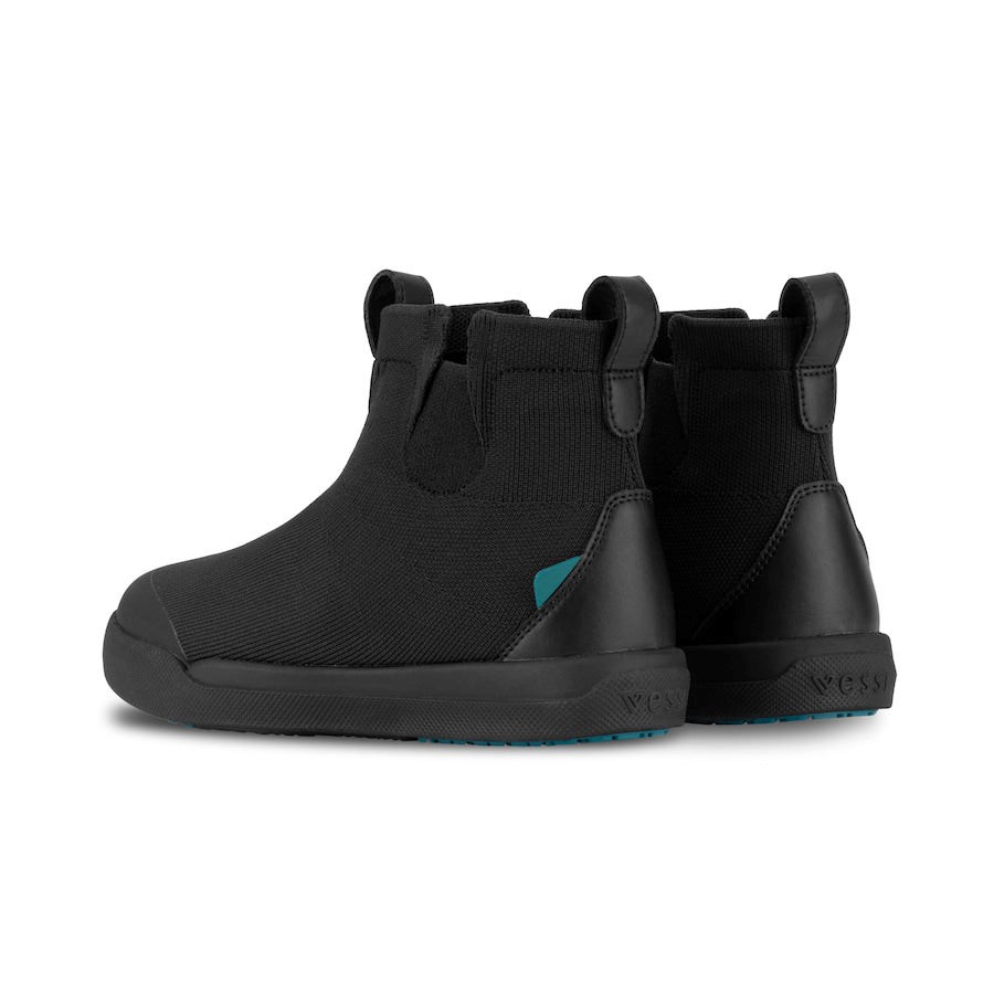 Black Kids' Vessi Weekend Chelsea Boots | 07618LNIB