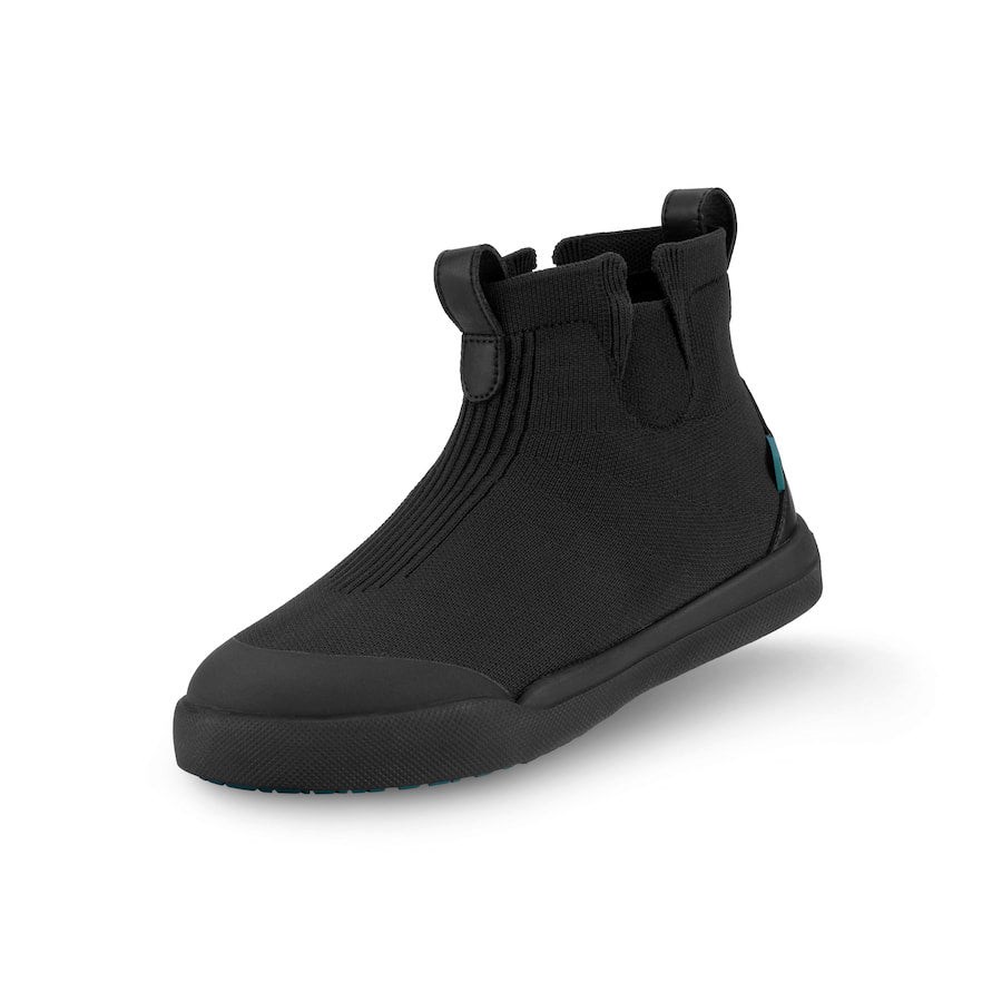 Black Kids\' Vessi Weekend Chelsea Boots | 07618LNIB