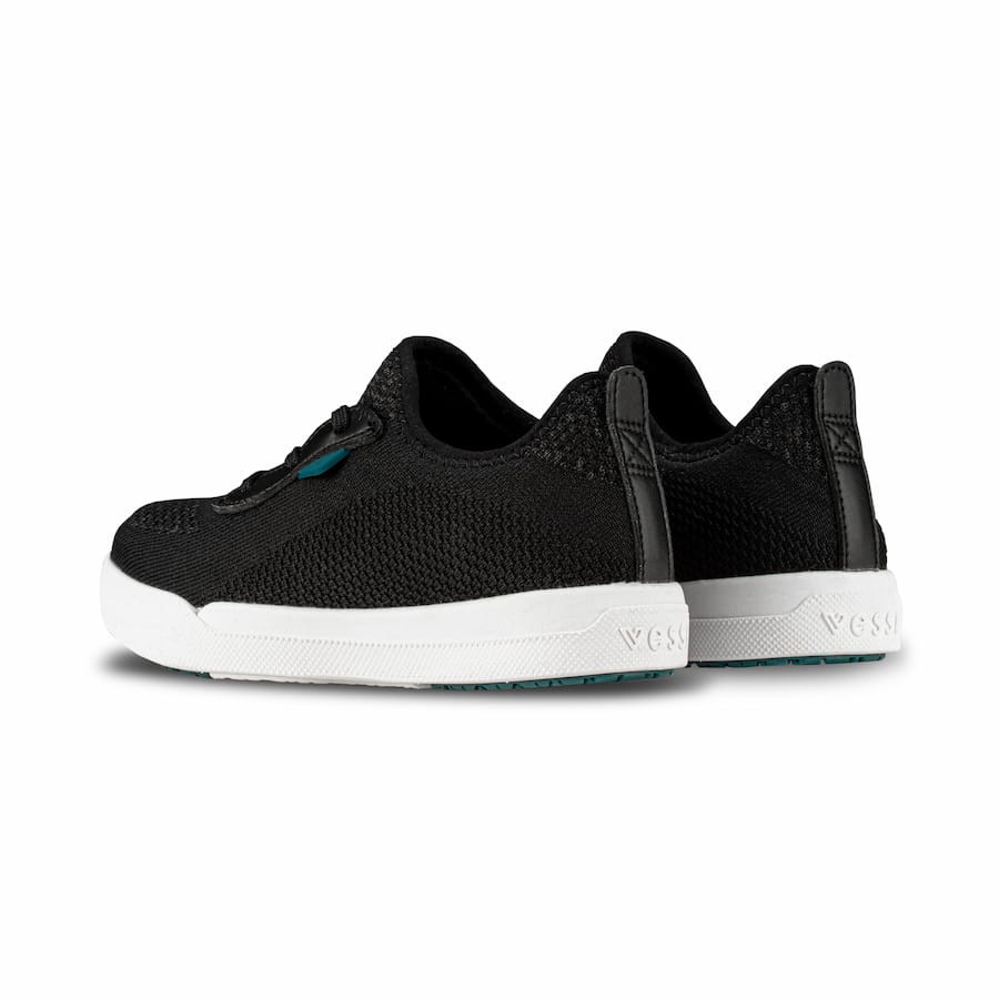 Black Kids' Vessi Weekend Sneakers | 21468GCIL