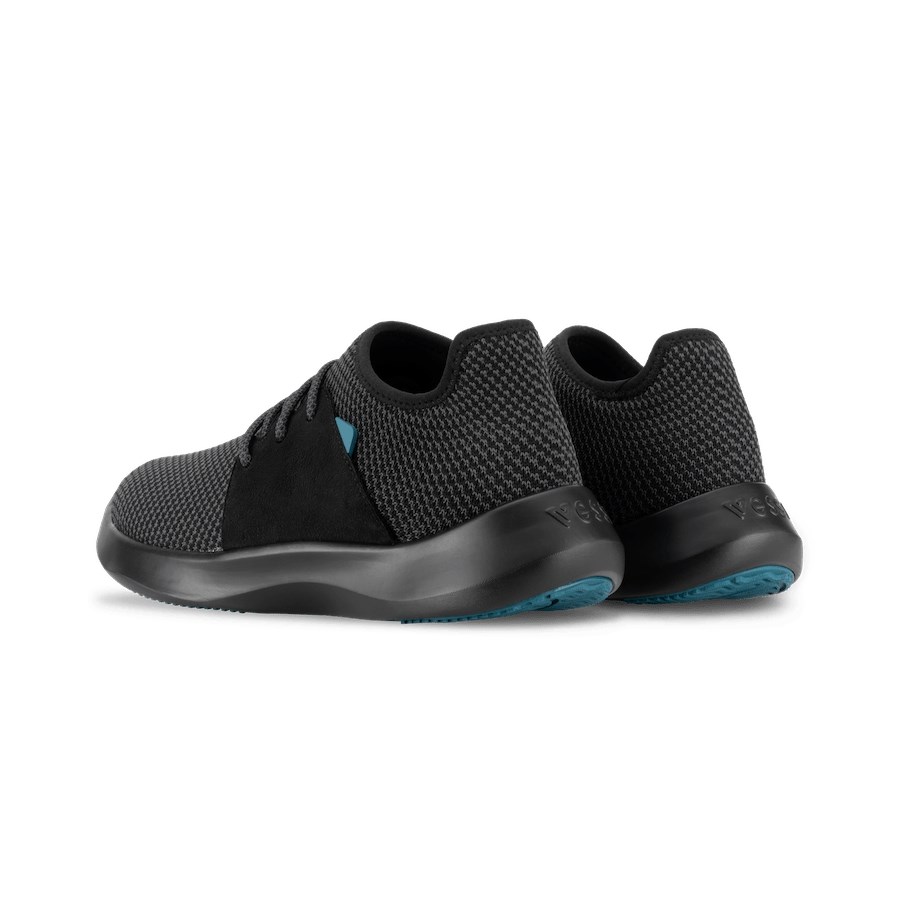 Black Men's Vessi Everyday Classic Sneakers | 40987EAUG