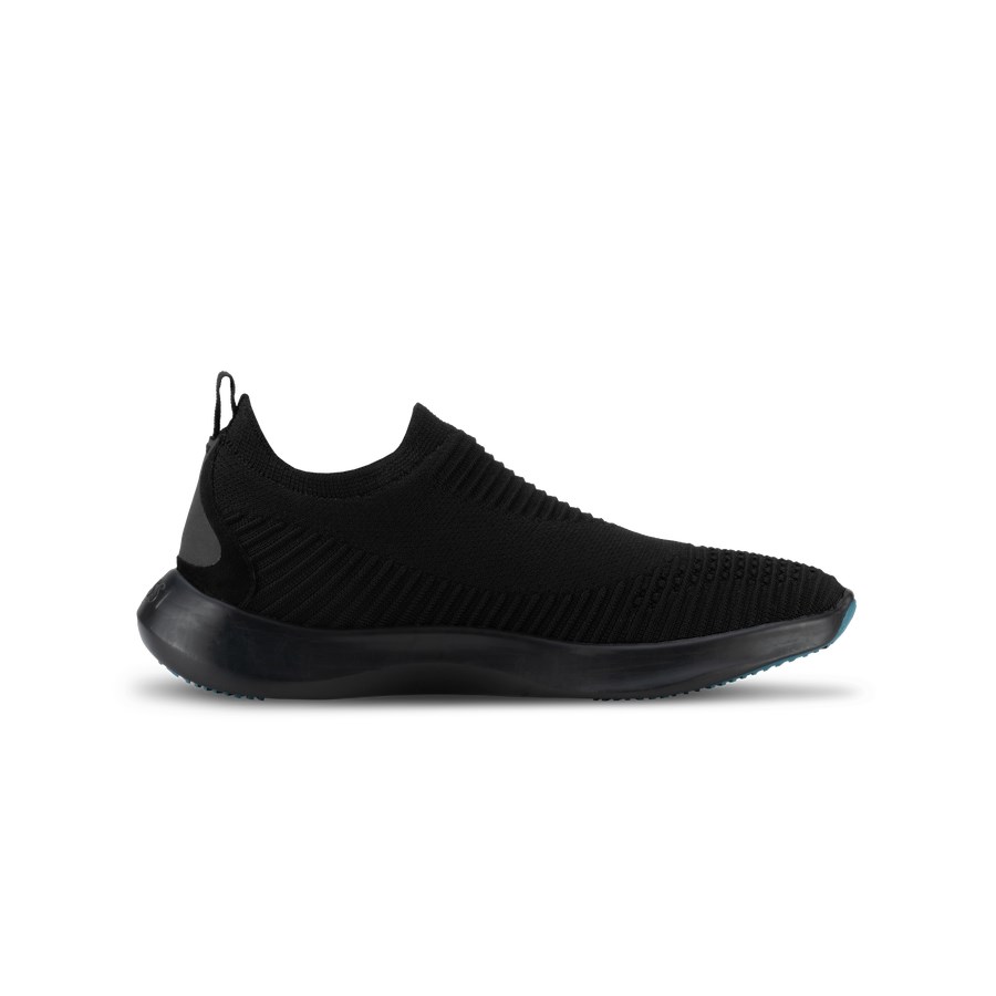 Black Men's Vessi Everyday Move Slip On Shoes | 74510UZGH