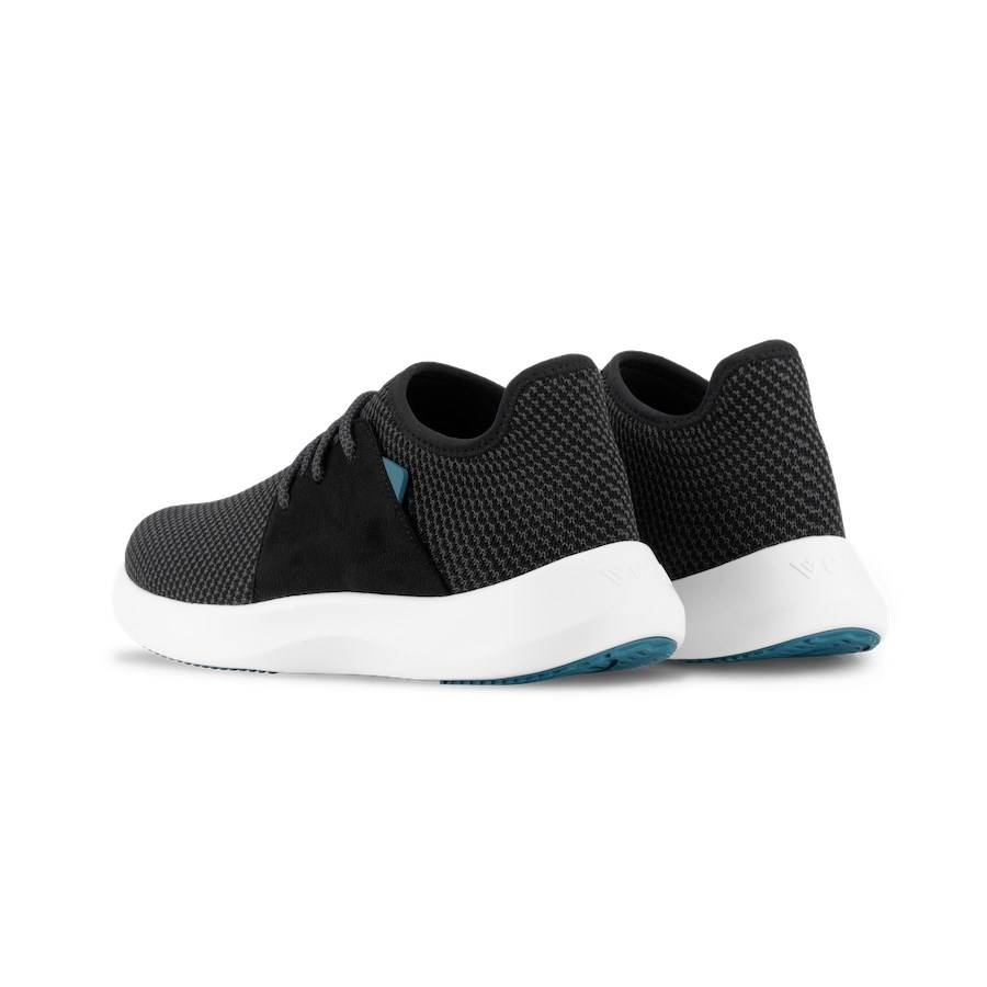 Black Women's Vessi Everyday Classic Sneakers | 98367SPZI