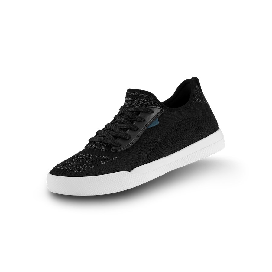 Black Women\'s Vessi Weekend Sneakers | 45921CHDI