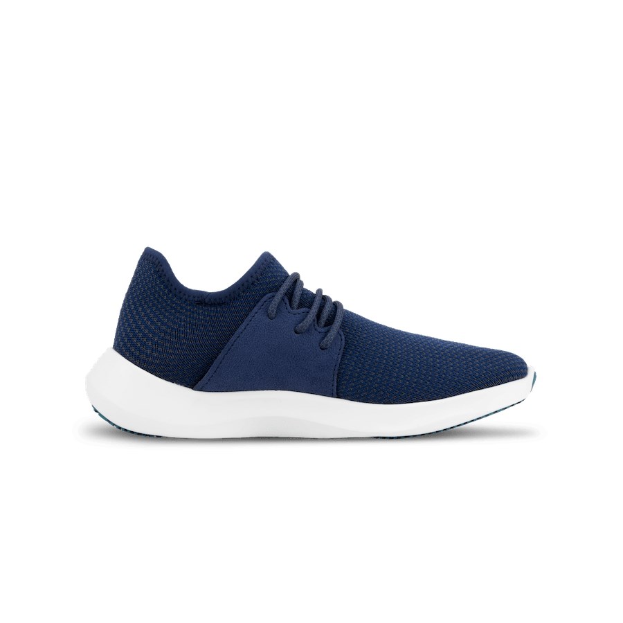 Blue Men's Vessi Everyday Classic Sneakers | 18975NLYG