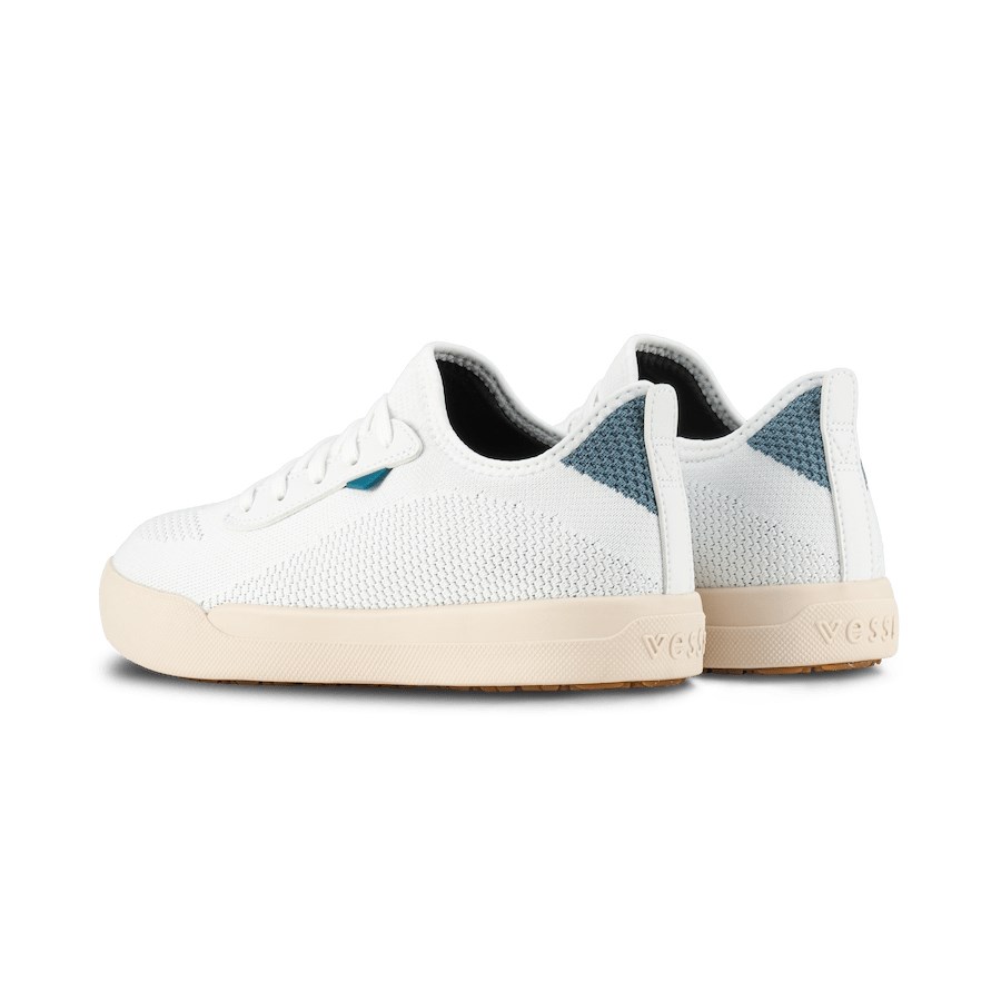 Blue Women's Vessi Weekend Sneakers | 26037VLST