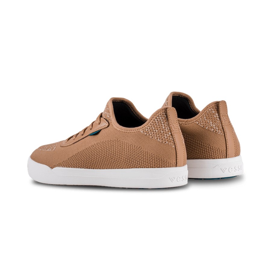 Brown Women's Vessi Weekend Sneakers | 35027NIKS