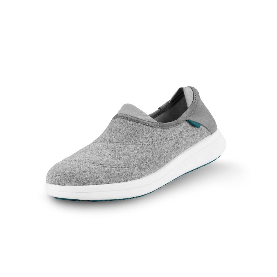 Grey Men\'s Vessi Sunday Slippers | 53027DMVI