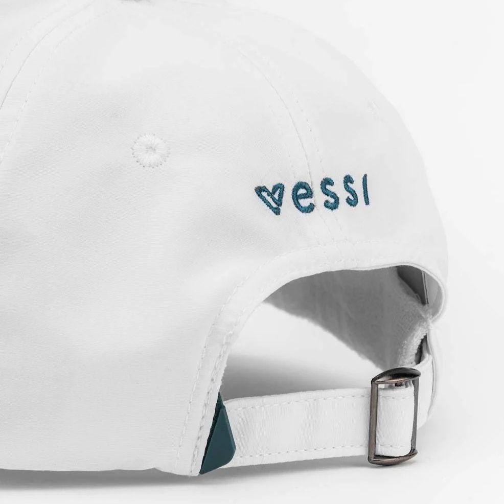 White Women's Vessi All Weather Hats | 39410SCGW