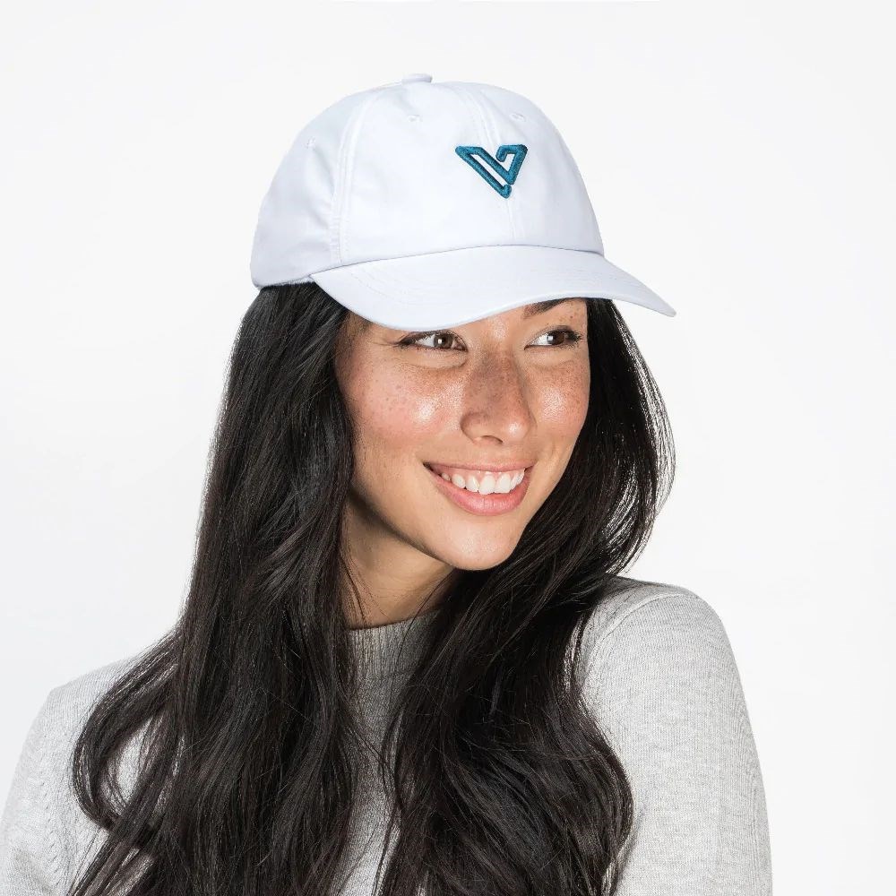 White Women's Vessi All Weather Hats | 39410SCGW