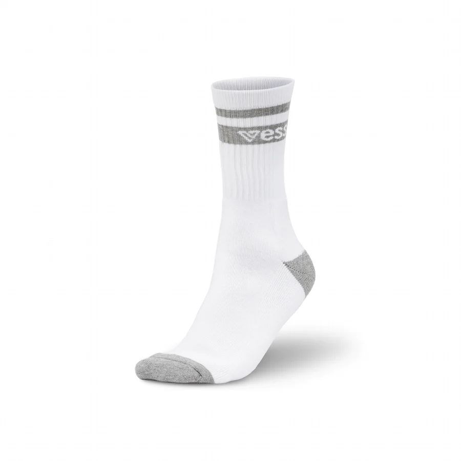 White Women\'s Vessi Crew Socks | 26597NEMW