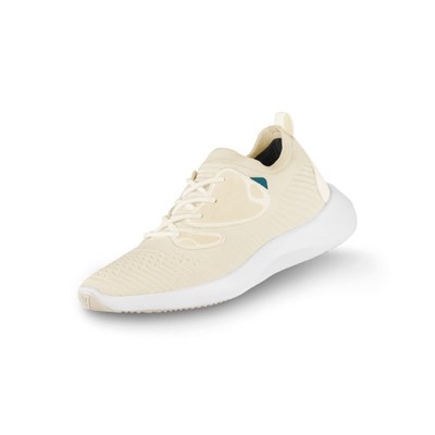 Beige Women's Vessi Everyday Move Sneakers | 29760JBSN