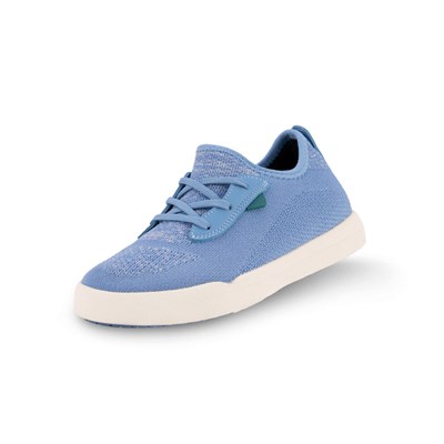 Blue Kids' Vessi Weekend Sneakers | 53609FXNE