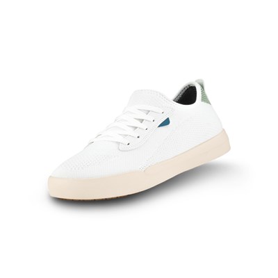 Green Women's Vessi Weekend Sneakers | 50618OUAY